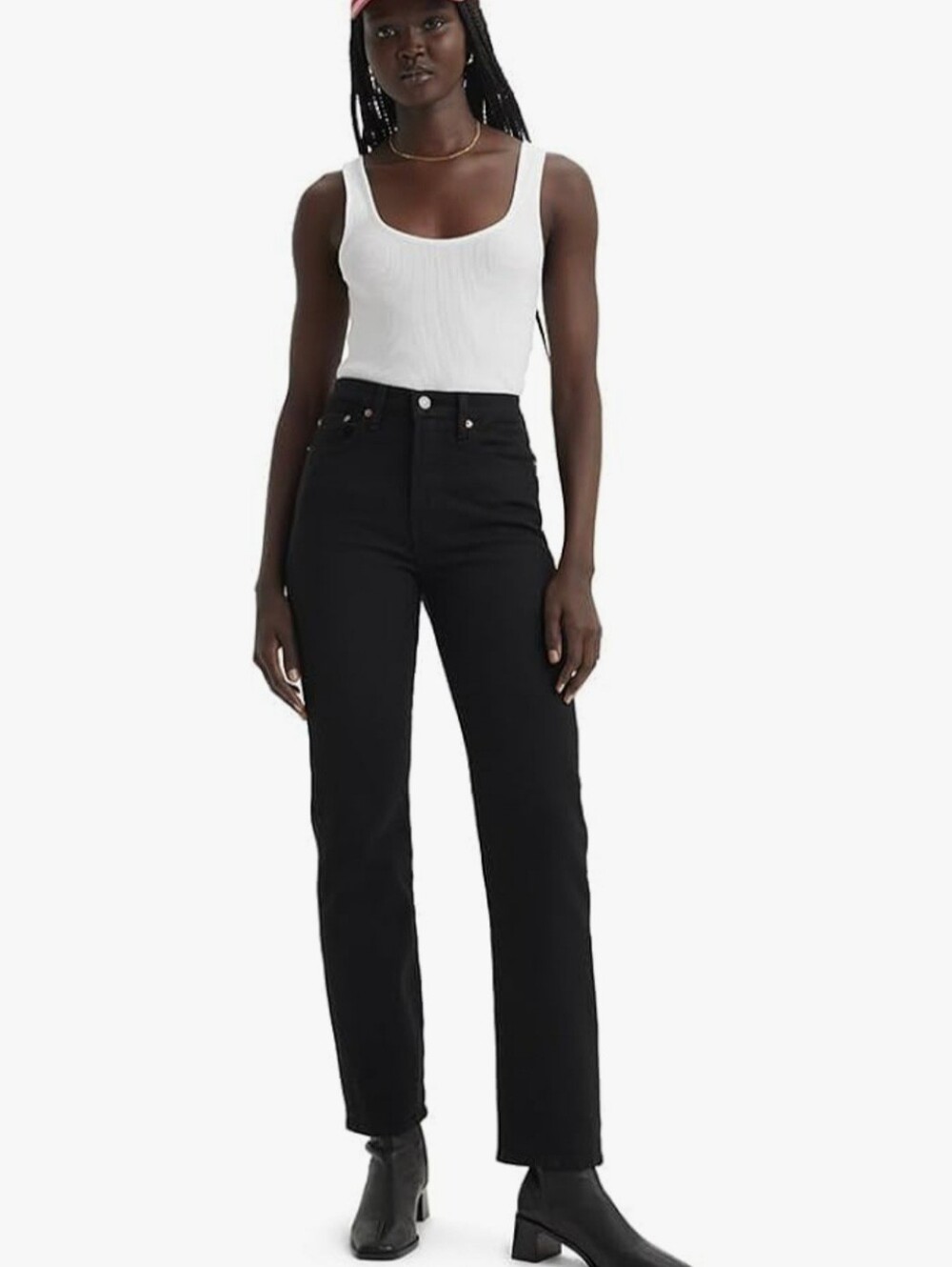 Levi's Black Wedgie Straight Leg Women's Jeans